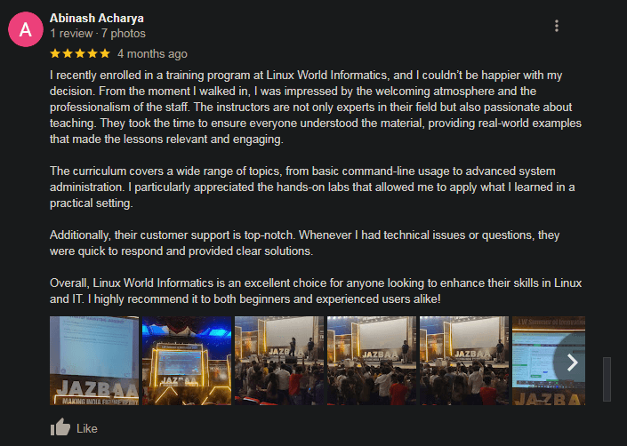 Testimonial 1
